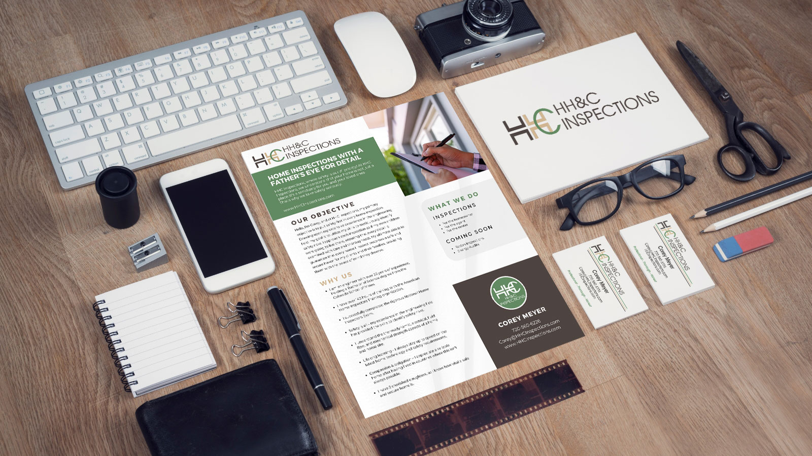 Collateral Design including biz cards and letterhead