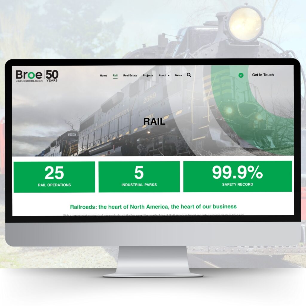 The Broe Group web design